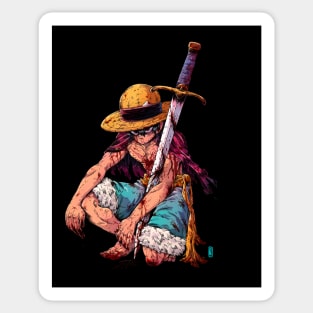 King Luffy Sticker